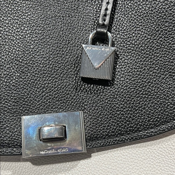 MICHAEL Michael Kors Black, Gray and White Hand Bag - Picture 3 of 11
